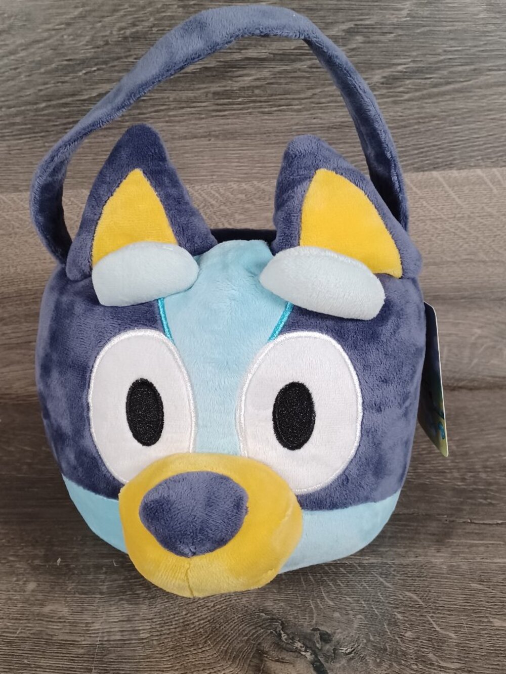 NWT Bluey Plush Easter Egg Basket Puppy Character With Handle